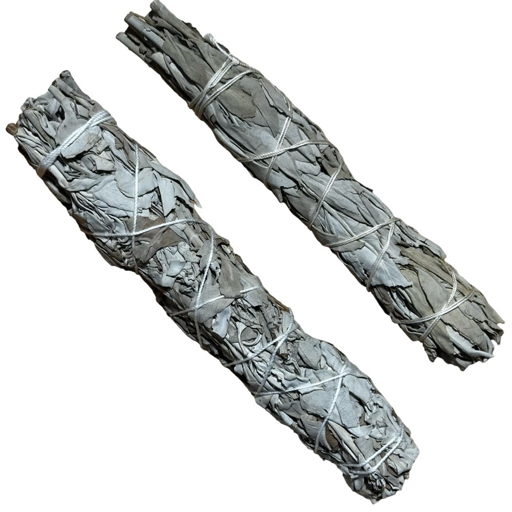 2 Bundles White Sage Smudge Sticks